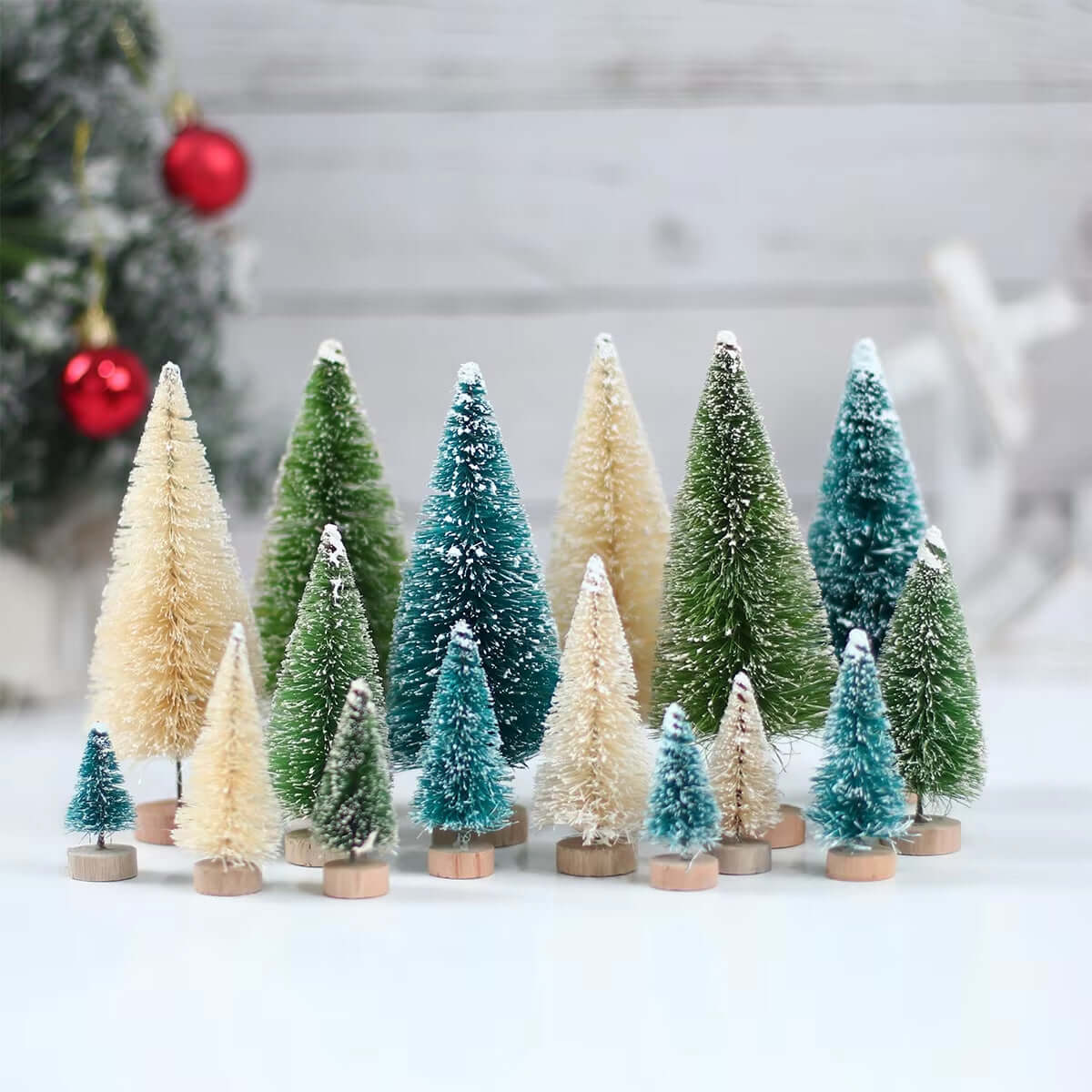 Artificial Mini Wooden Christmas Tree