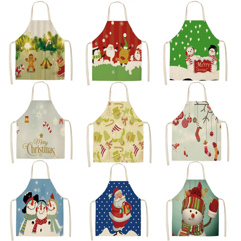 Santa Claus Christmas  Kitchen Apron