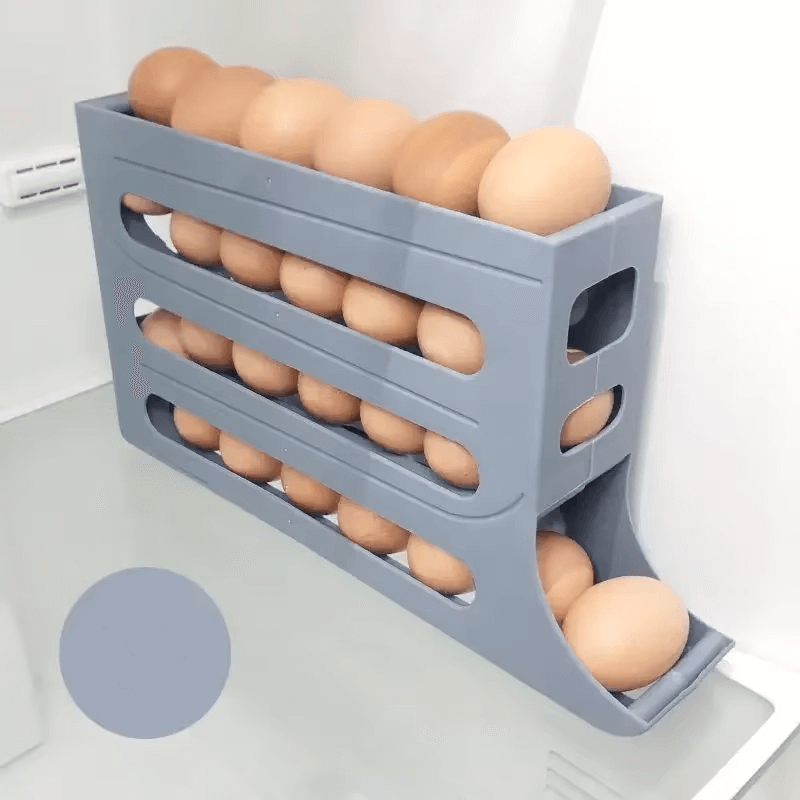 Household Automatic Rolling Egg Storage Box