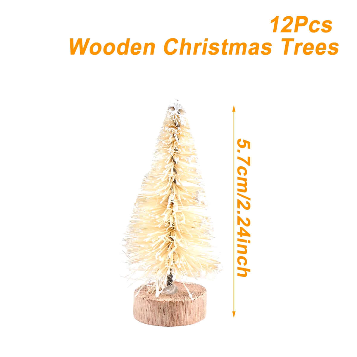 Artificial Mini Wooden Christmas Tree