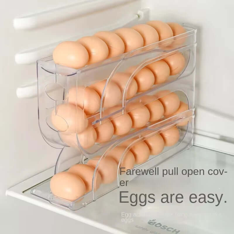 Household Automatic Rolling Egg Storage Box