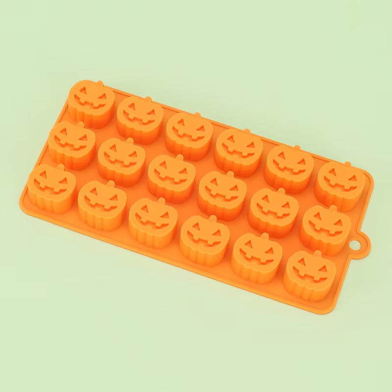 Halloween Pumpkin  Silicone Chocolate Baking Molds