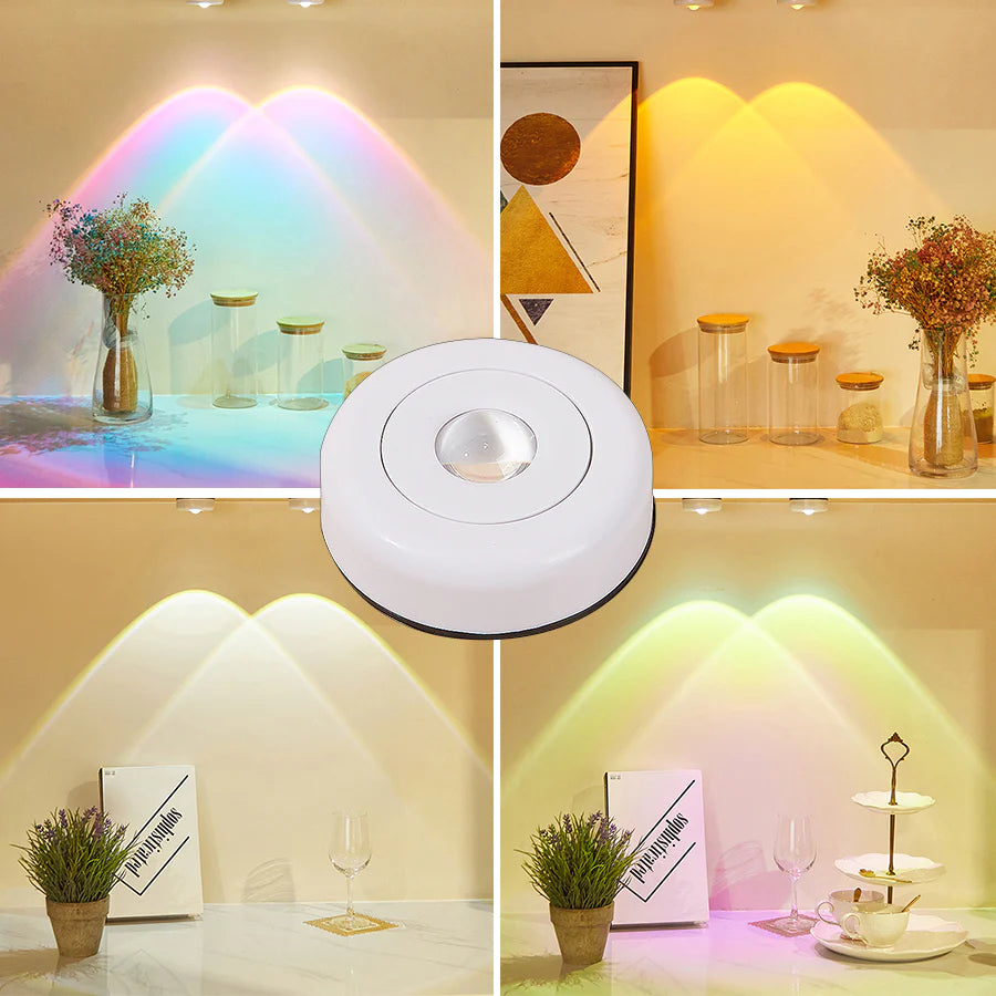 Led Lights Wireless Closet Kitchen Lights under Furniture Battery Powered Sunset Nightlight