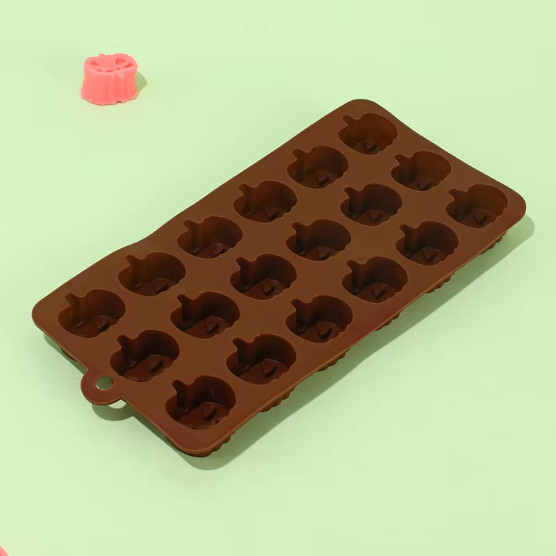 Halloween Pumpkin  Silicone Chocolate Baking Molds