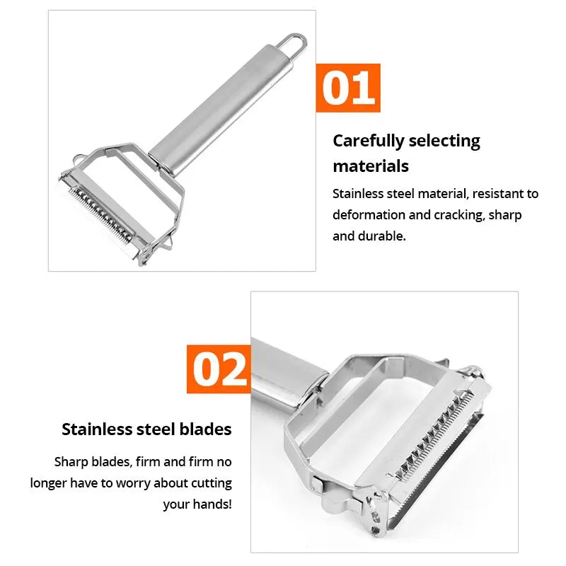 Stainless Vegetables Tool Portable Manual Easy Clean with Handle