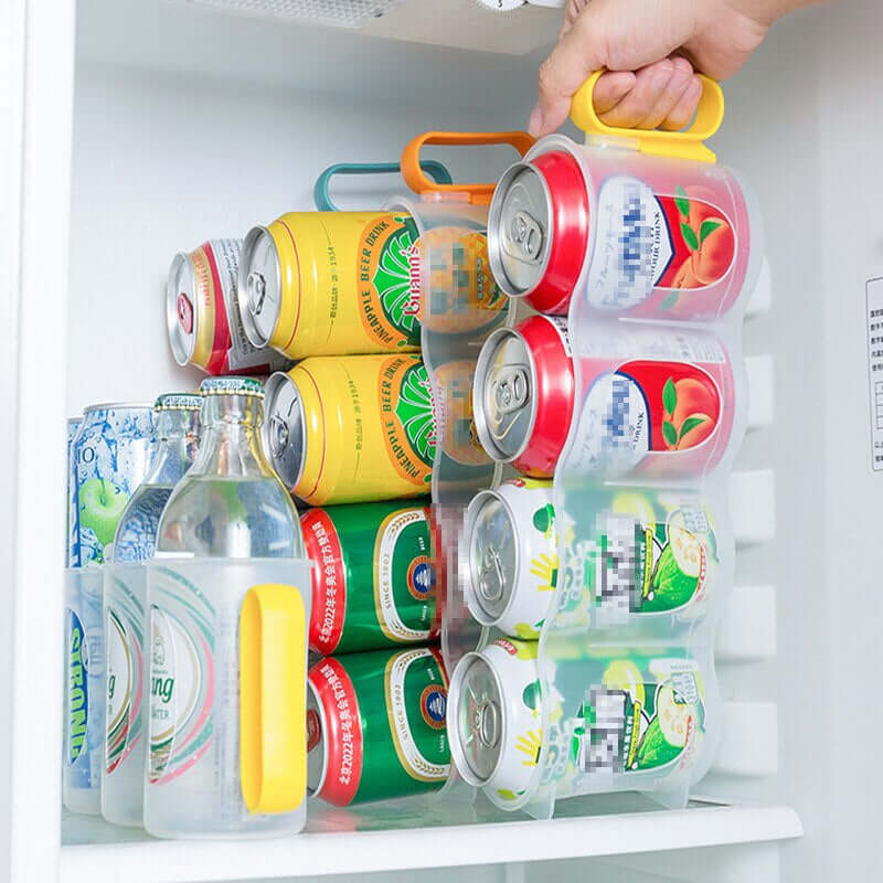 4-Hole Beverage Can Organizer Rack