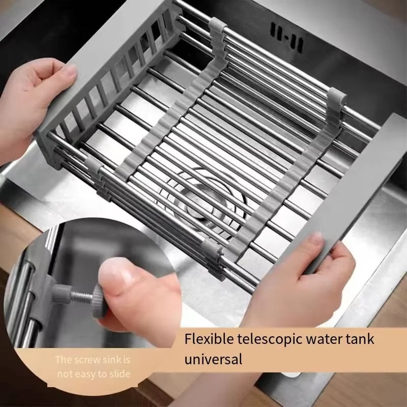 Adjustable Drain Rack Stainless Steel  Drain Rack