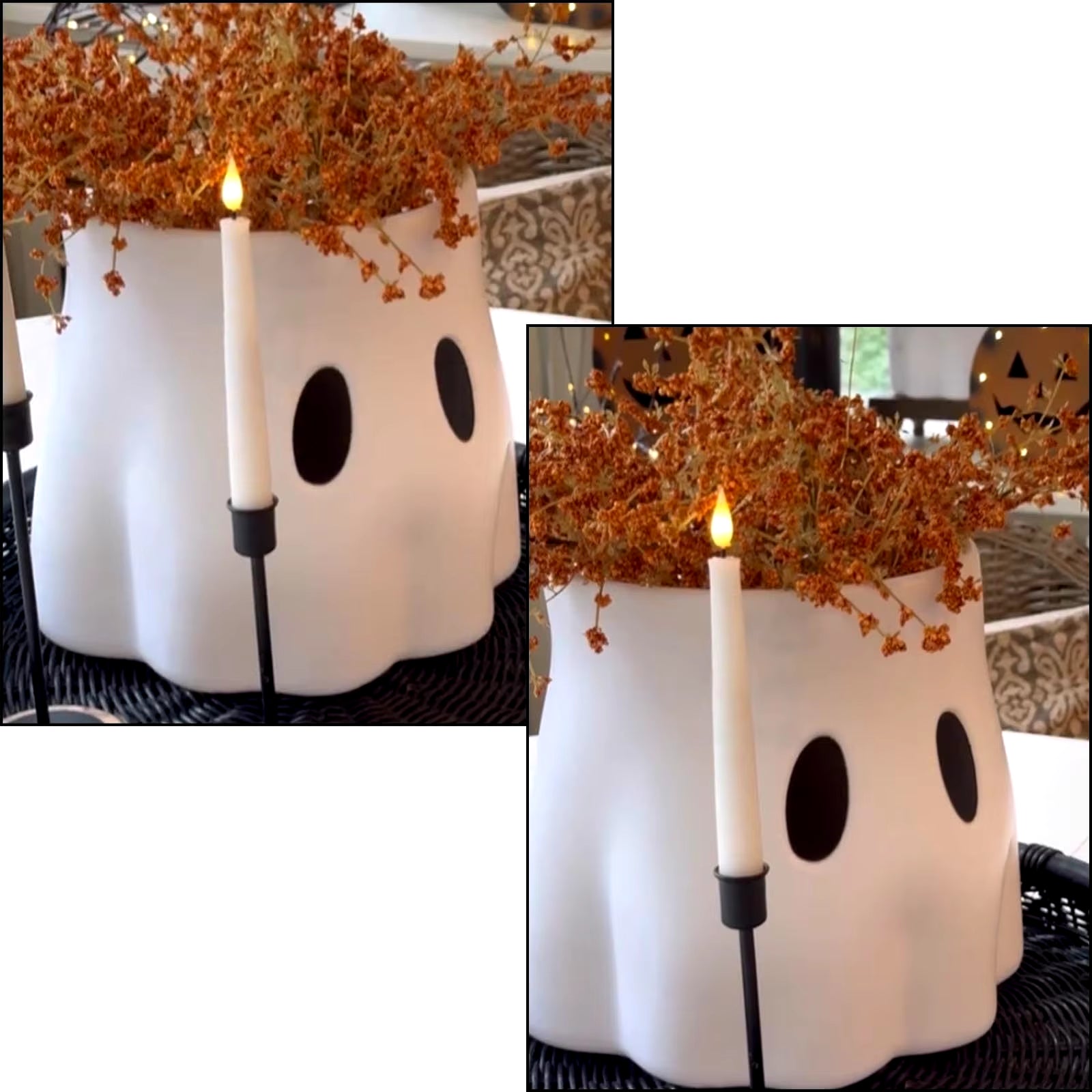 Halloween Ghost Planter / Halloween Candy Bowl