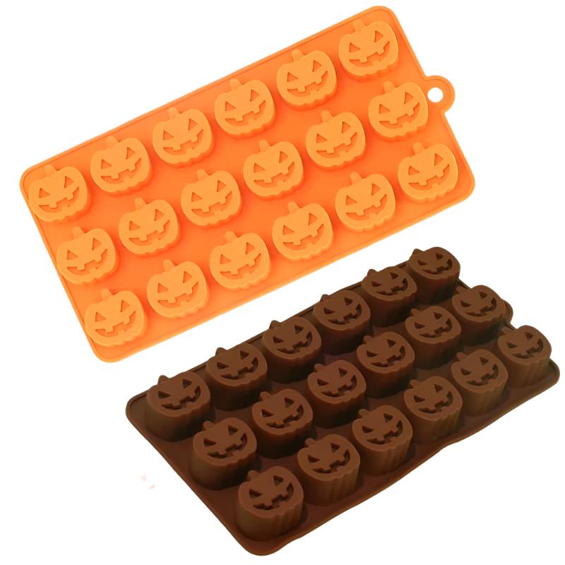 Halloween Pumpkin  Silicone Chocolate Baking Molds