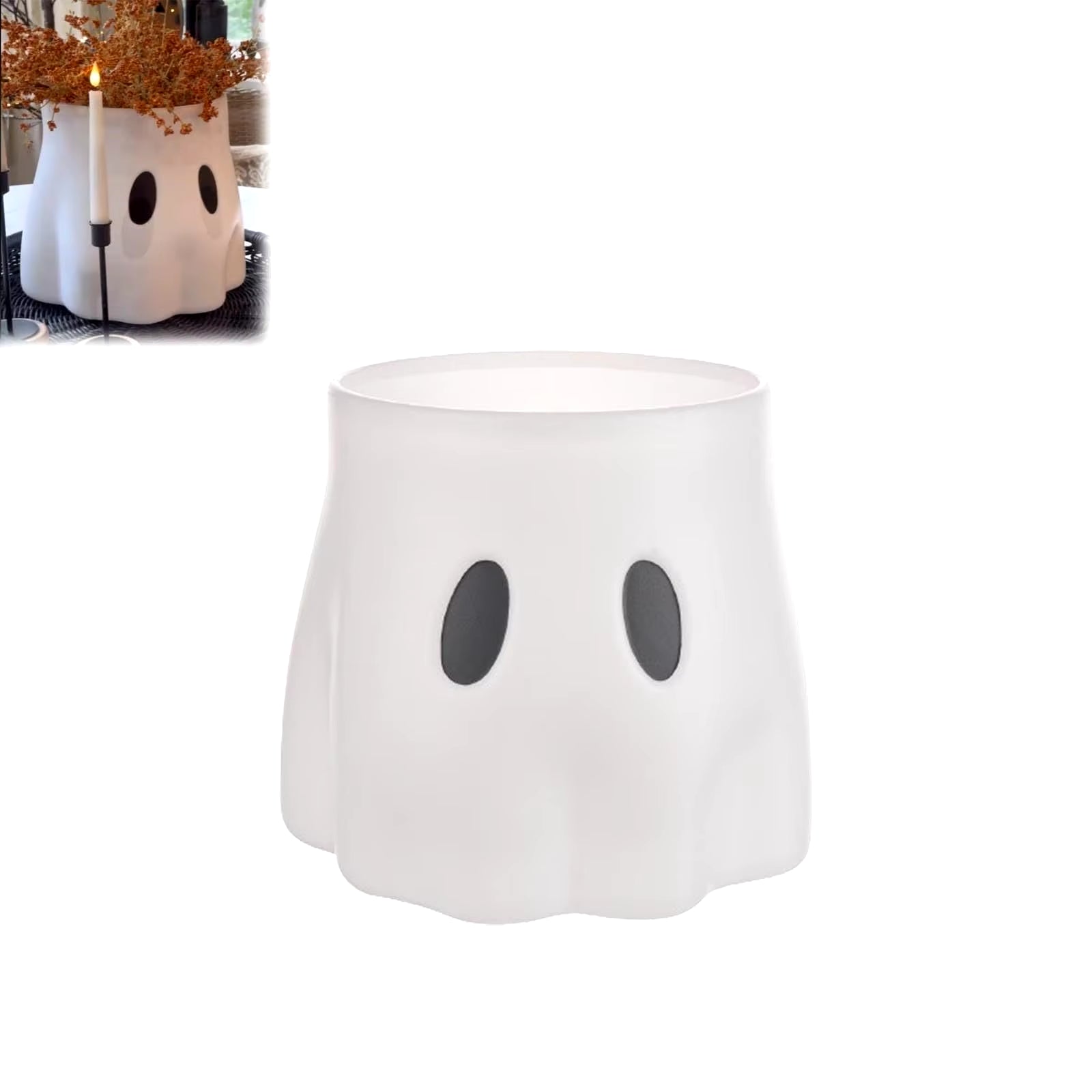 Halloween Ghost Planter / Halloween Candy Bowl