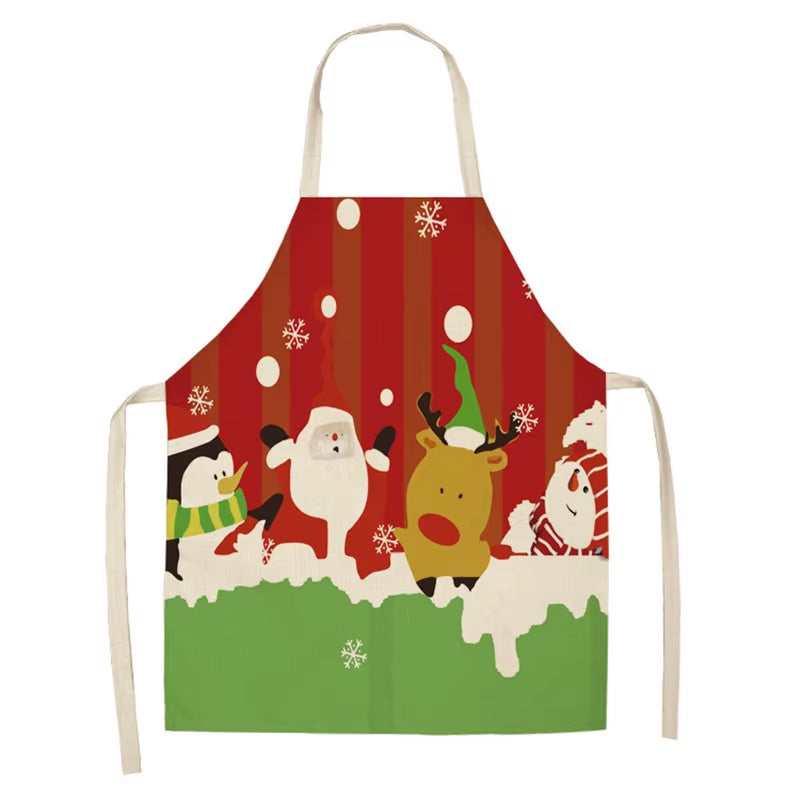 Santa Claus Christmas  Kitchen Apron