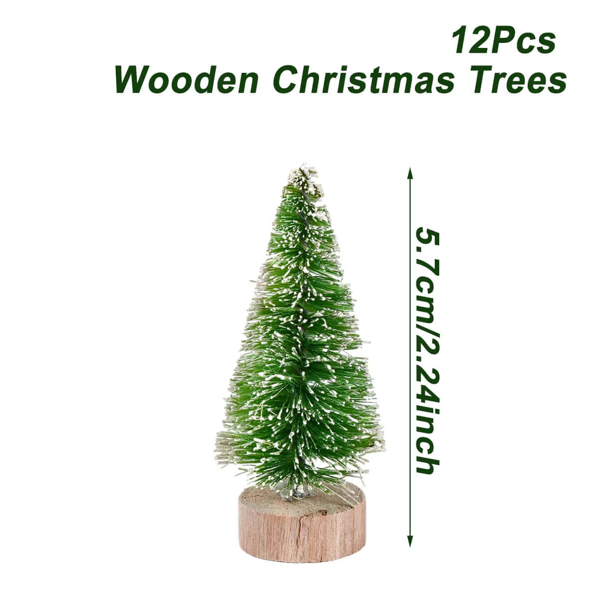 Artificial Mini Wooden Christmas Tree