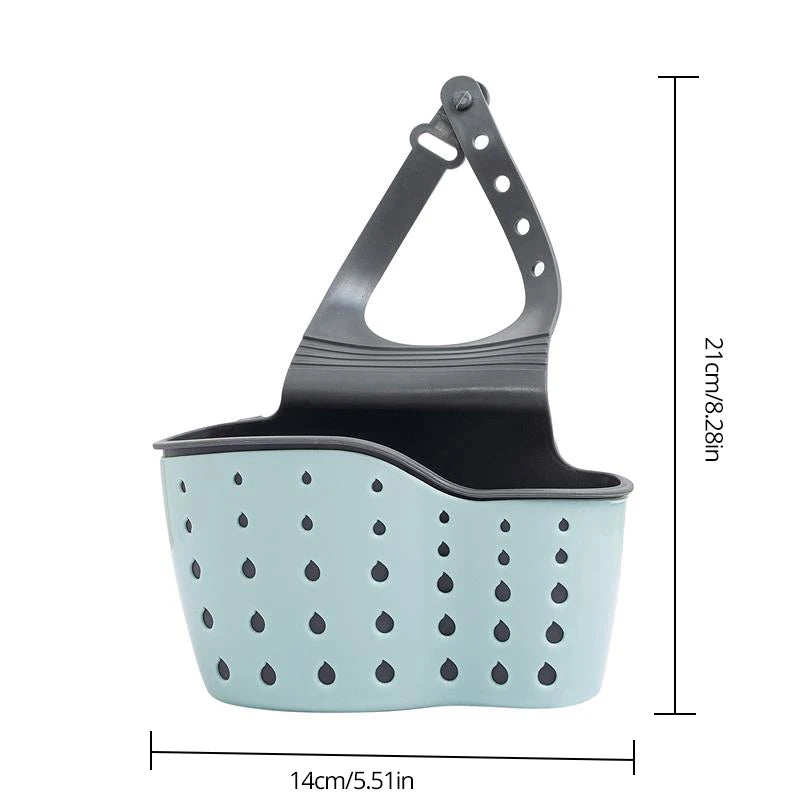 Sky Blue Creative Sink Storage and Drainage Rack